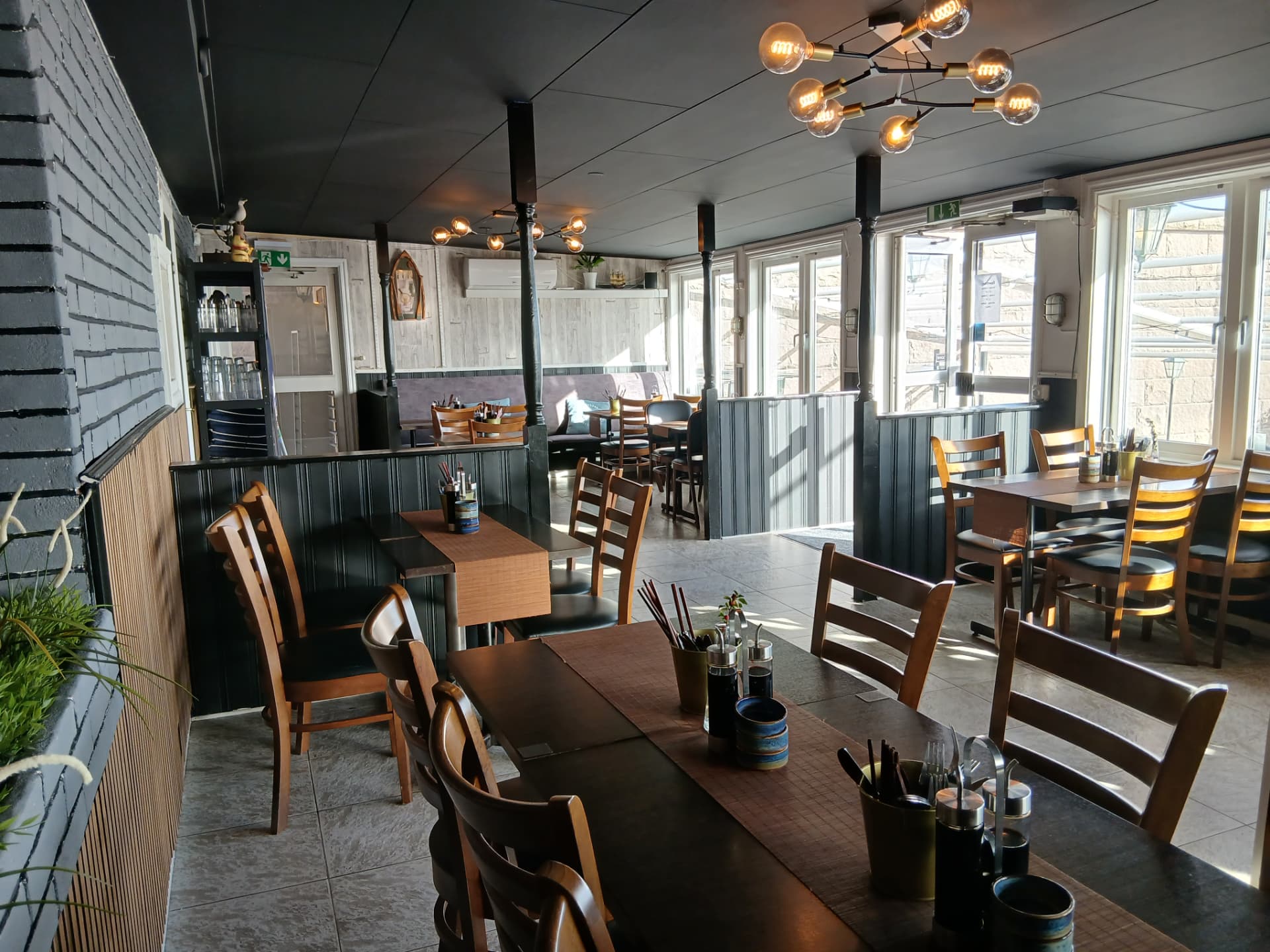 Restaurangens matsal